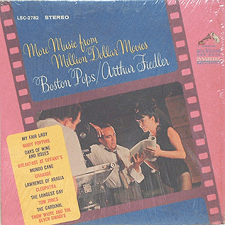 LSC-2782 Boston Pops Orchestra with Arthur Fiedler - More Music From Million Dollar Movies